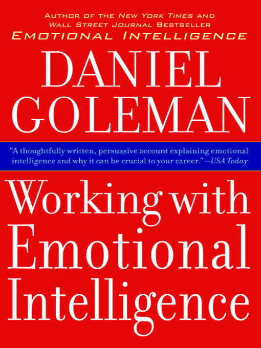Title details for Working With Emotional Intelligence by Daniel Goleman - Wait list
